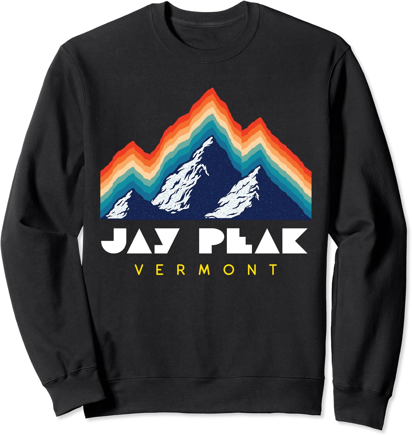 Jay Peak, Vermont USA Ski Resort 1980s Retro Sweatshirt